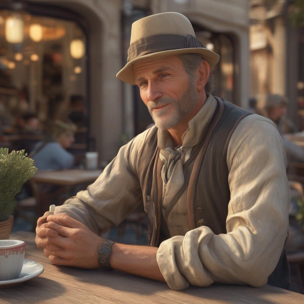 séduire homme français café charme soleil vêtements traditionnels sourire discret.jpg